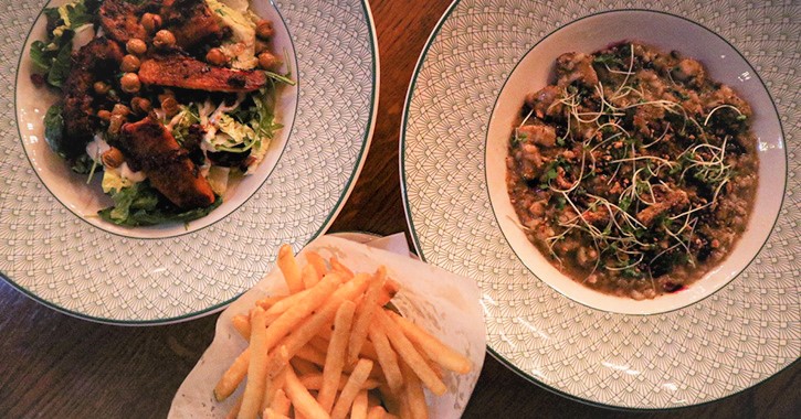 Vegan food on offer at Cosy Club Durham